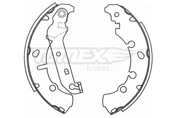 Sada brzdových čeľustí TOMEX Brakes